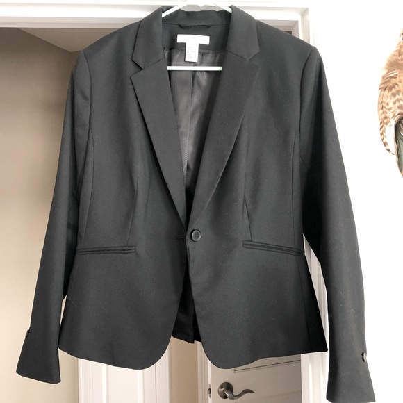 H&M Jackets & Blazers - H&M Black Blazer Jacket
